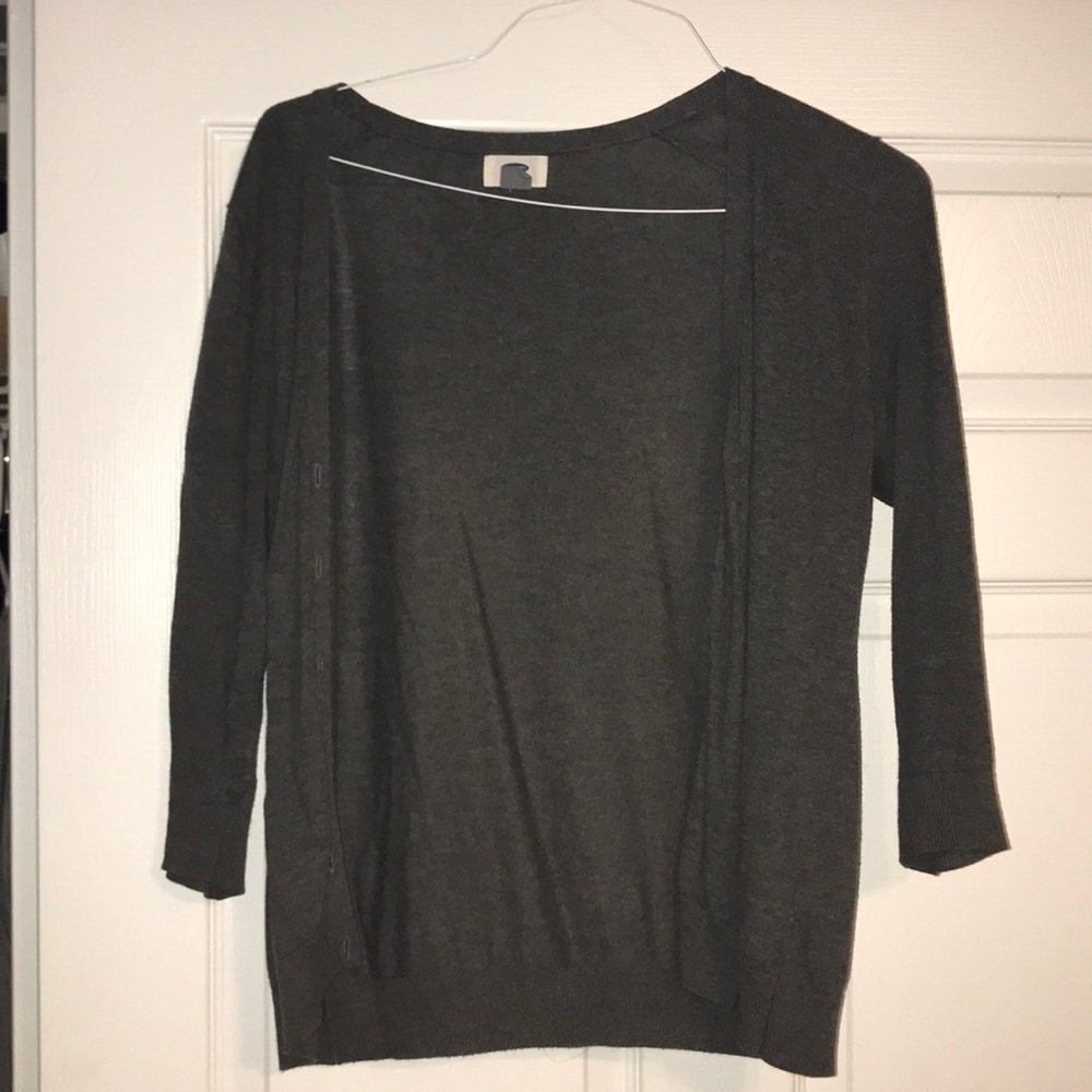 Gray sweater